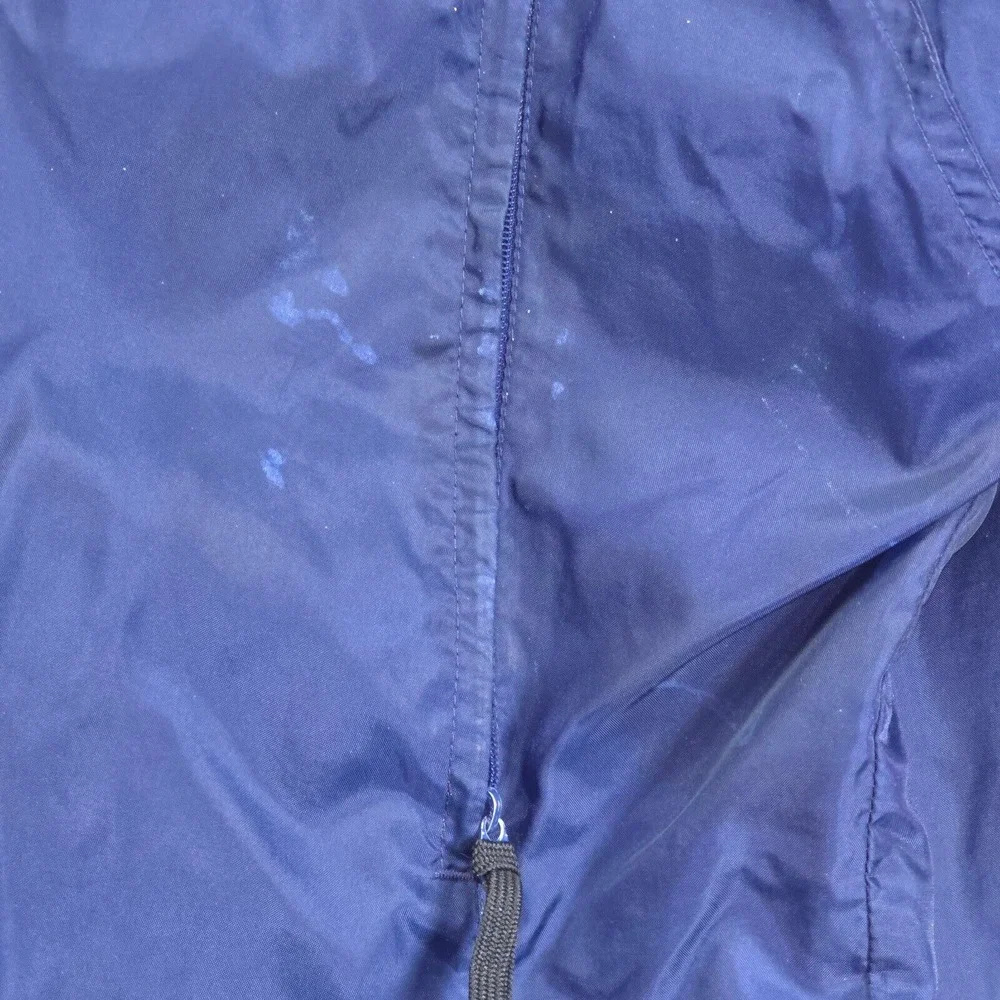 VTG Nike Track Jacket Men's XXL 2XL 90s Blue White Nylon Full‎ Zip Performance - Picture 7 of 16